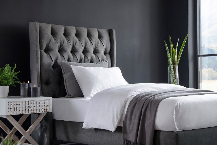 Madison - Single Headboard - Fusion Grey Single Headboards - 1