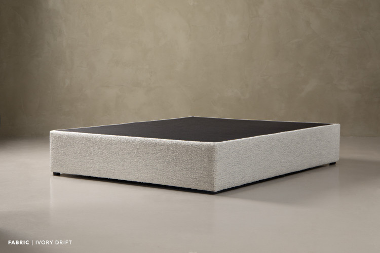 Zoey Bed Base - Queen - Ivory Drift Bed Bases - 1