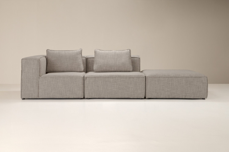 Montclair Modular Open 3-Seater Couch - Stormy Haze 3 - Seater Couches - 1