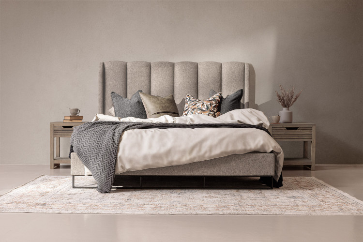Corina Cazana Bed - King XL - Smoke King Extra Length Beds - 1