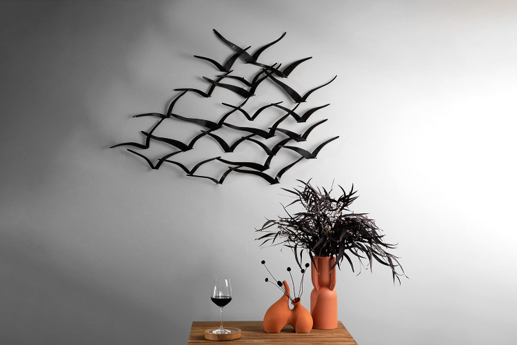 3D Wall Art - Flock of Birds Decor - 1