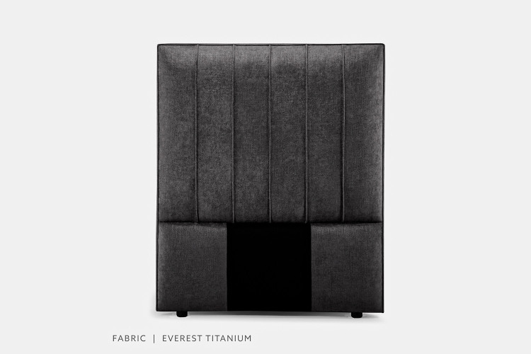 Harlem Headboard - 3/4 - Everest Titanium Headboards - 4