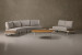 Barbados C-Shape Patio Lounge Set with Coffee Table Corner Patio Lounge Set - 3