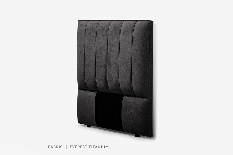 Harlem Headboard - Single - Everest Titanium Headboard Clearance Sale - 1