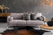 Hayden 3-Seater Couch - Stone 3 Seater Fabric Couches - 1