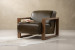 Rexton Leather Armchair - Olive Chairs - 1