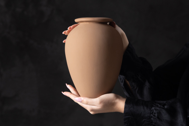 Yuri Vase - Mocha Brown Vases - 1