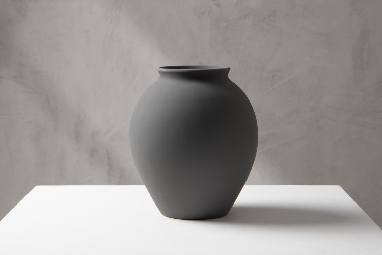Leona Vase - Grey Vases - 1