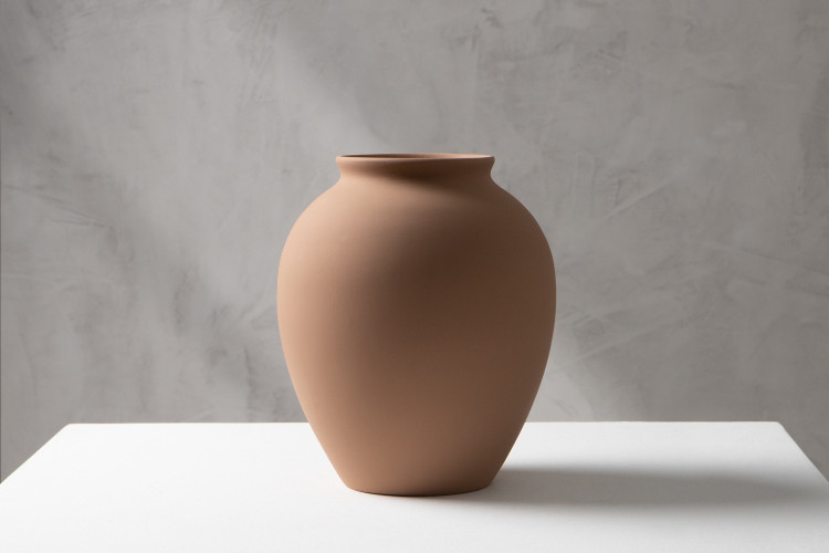 Leona Vase - Mocha Brown Vases - 1