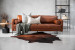 Hayden 3-Seater Leather Couch - Burnt Tan 3 Seater Leather Couches - 1