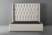 Genevieve Bed - Queen - Ivory Queen Size Beds - 1
