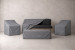 Protective Cover-Ashburn Patio Lounge Set Protective Covers - 1
