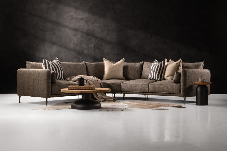 Ottavia Corner Couch - Wood Drift L-Shaped & Corner Couches - 1