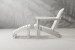 Hampton Patio Lounge Chair & Footrest - White Home - 5