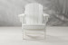 Hampton Patio Lounge Chair - White Patio Chairs - 3