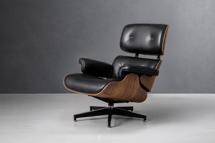 Snowden Leather Chair - Black Armchairs & Lounge Chairs - 1