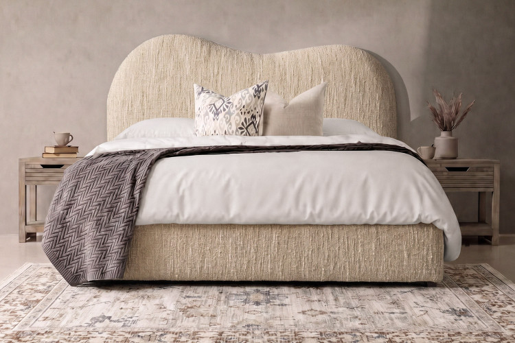 Florence Bed - Queen - Ivory Flint Home - 1