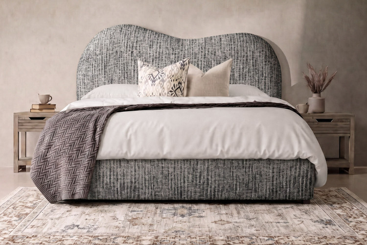 Florence Bed - Queen - Steel Flint Home - 1