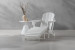 Malia Patio Side Table - White Patio Coffee & Side Tables - 2