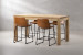Belmont Harvey 4-Seater Counter Bar Set - Tan Bar & Cocktail Sets - 2