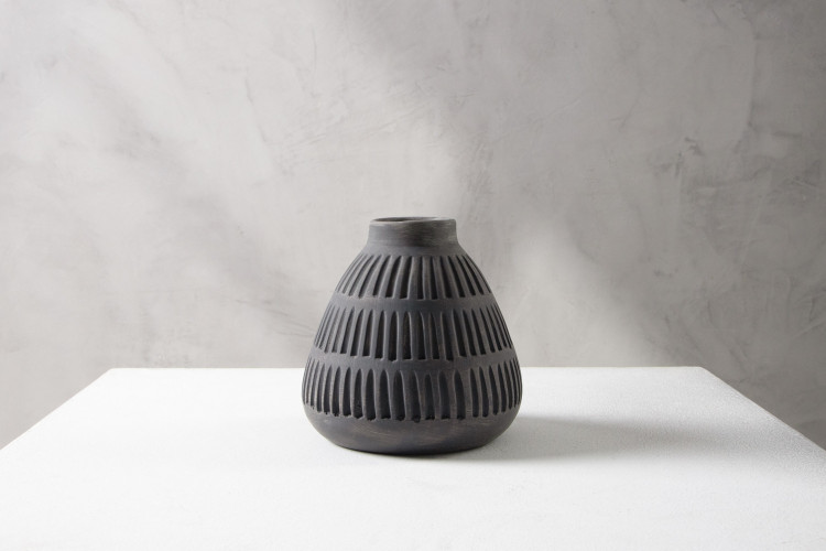 Kenji Vase - Grey Vases - 1