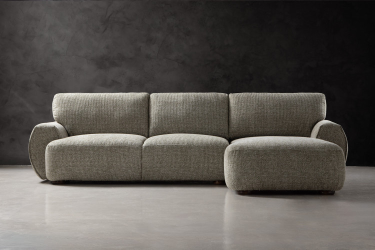 Arden L-Shape Couch - Lunar Olive Home - 1