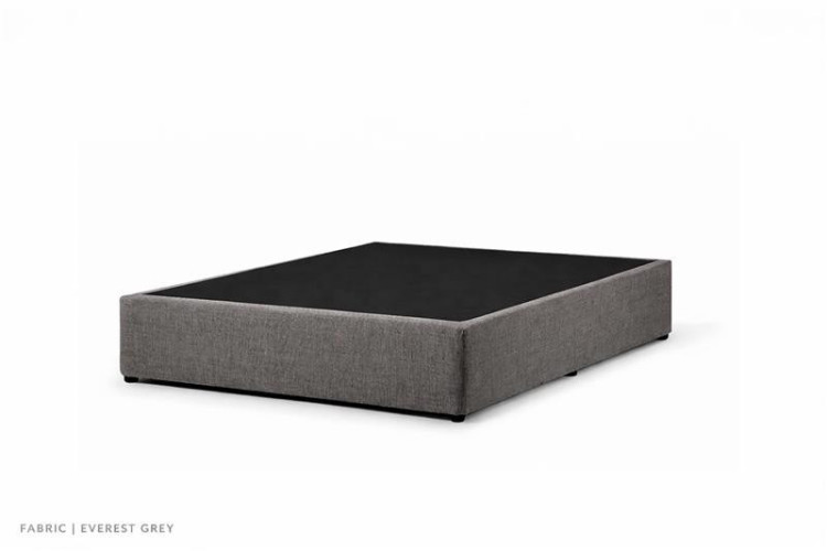 Zoey Bed Base - Double - Everest Grey Bed Bases - 1