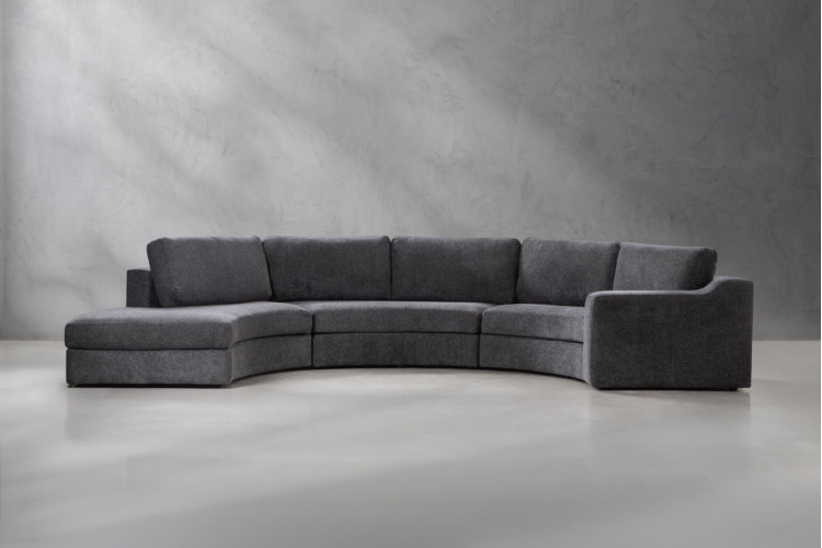 Embergrain Modular - Grand C-Shape Daybed - Driftshade Veil Daybed Couches - 1