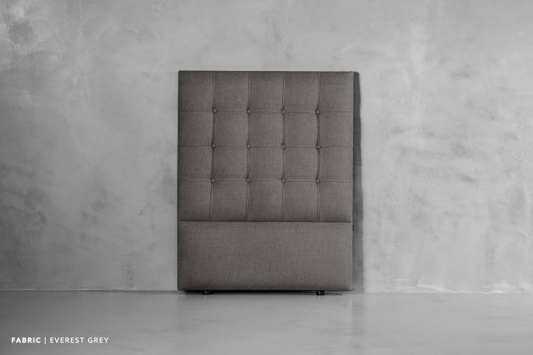 Ariella Headboard - Single - Everest Grey Single Headboards - 1