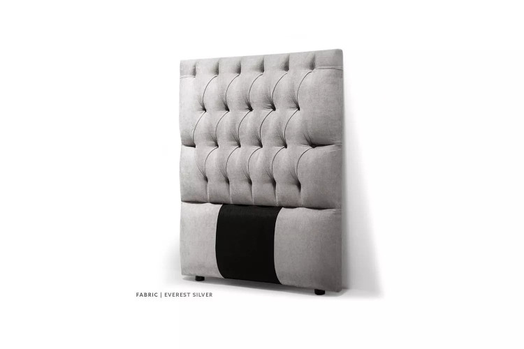 Catherine Headboard - Single - Everest Silver Single Headboards - 1