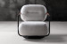 Fleuron Swivel Armchair - Luma Frost Chairs - 3