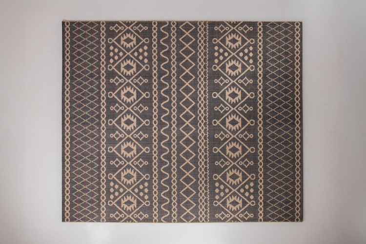 Ziyah Patio Rug - Black - Large Patio Rugs - 1