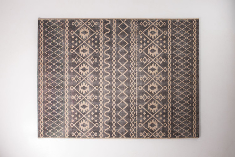 Ziyah Patio Rug - Black - Medium Patio Rugs - 1