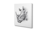Rhino Abstract Canvas Art