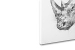 Rhino Abstract Canvas Art