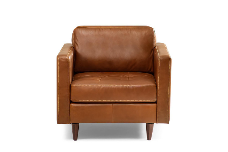 Hoffmann Leather Armchair - Tan Armchairs - 1