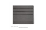 Drew Panel Headboard - Single - Urban Steel - 