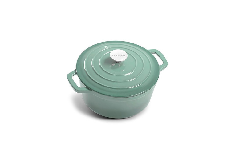 Nouvelle Cast Iron Casserole 20cm - Misty Teal -