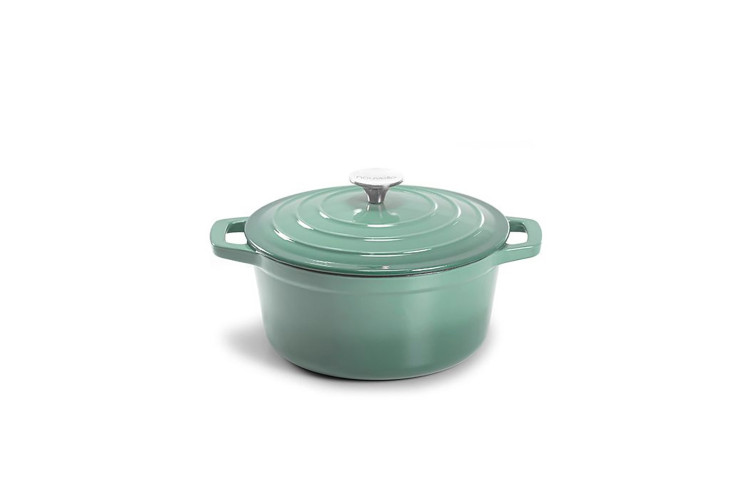 Nouvelle Cast Iron Casserole 20cm - Misty Teal -