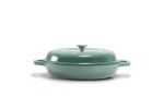 Nouvelle Cast Iron Oven Pan 30cm - Misty Teal -