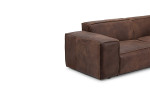 Jagger Leather Modular - 4 Seater Couch - Zambezi Spice -