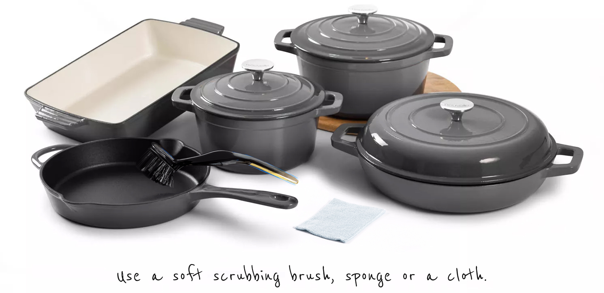 cielo_nouvelle_cast_iron_cookware_set_grey