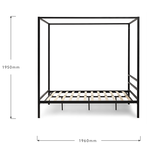 cielo_aurora_bed_double_black