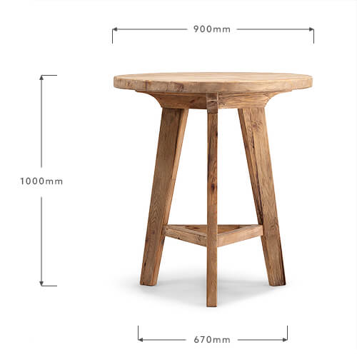 cielo_rival_bar_set_dimensions