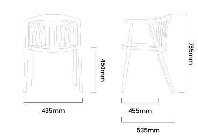 cielo_kenzy_dining_chair_black_dimensions