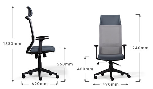 cielo_clay_office_chair_white_dimensions
