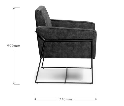 cielo_logan_velvet_armchair_aged_mercury_dimensions
